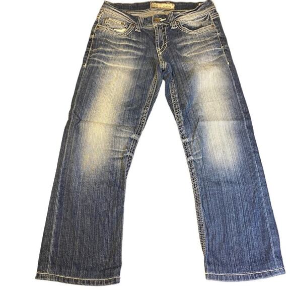 BKE Denim - BKE Culture medium wash cropped jeans - women's 28 EUC!!